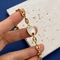 Bracelet à breloques en coquillage d'anniversaire de 16 cm Bracelet à maillons en or inoxydable pour femmes