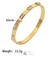 Or de bracelet de bracelet d'amitié d'amour de 18 K avec le cadeau articulé par pierres de zircon